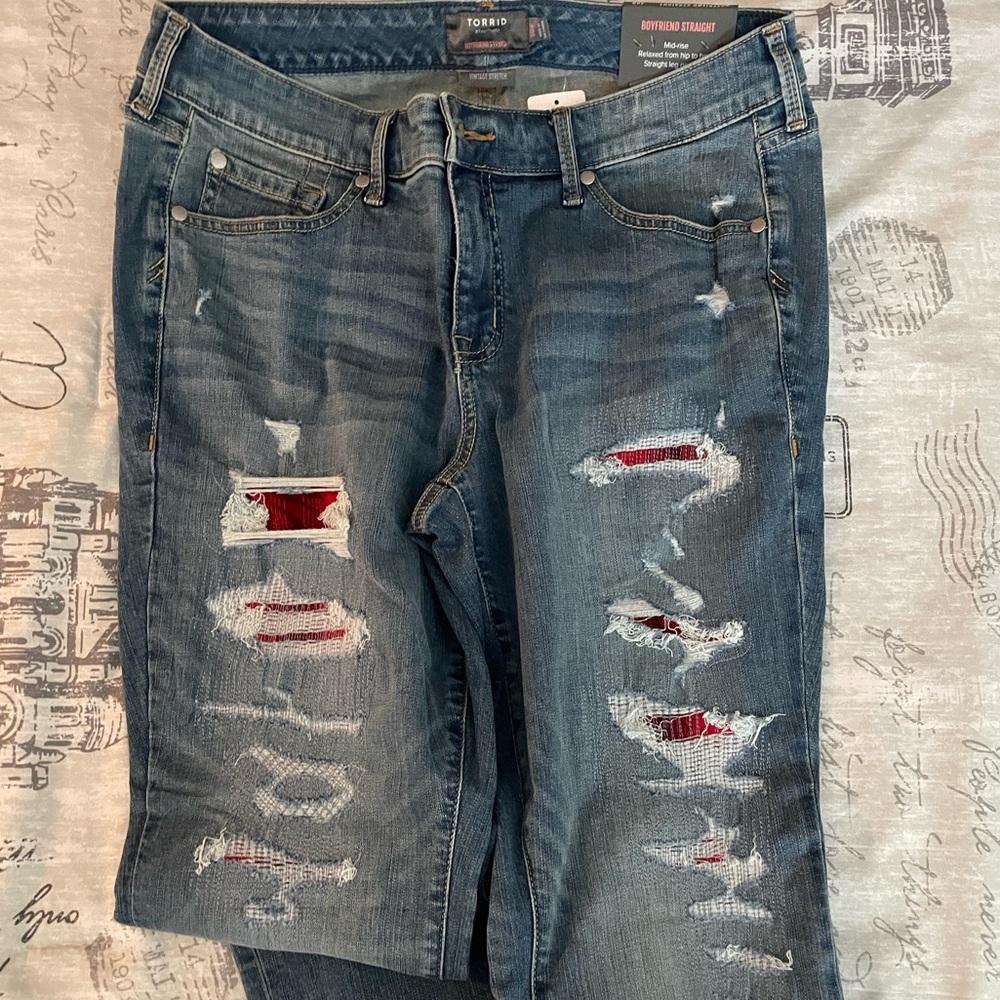 Torrid Boyfriend Straight Jeans